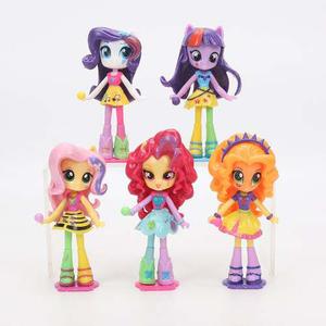 Set 6 Figuras Ponny Rainbow Dash Girls Pony Coleccion 15cm