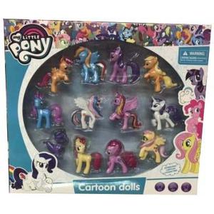 Set De 12 Figuras Mi Pequeño Pony Mi Little Ponny