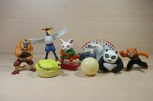 Set De 7 Figuras Película Kung Fu Panda