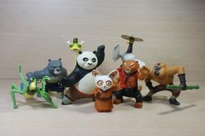 Set De 8 Figuras Película Kung Fu Panda