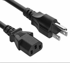 Cable De Poder Corriente Pc Y Monitor 13a 125v 3.8 Metros