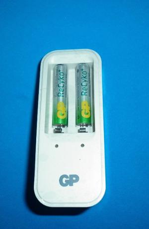 Cargador De Bateria Gp Aa & Aaa Nuevo Recyko