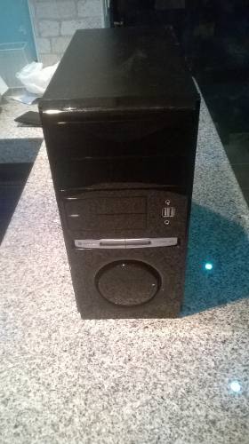 Case Atx 450w Negro Brillante