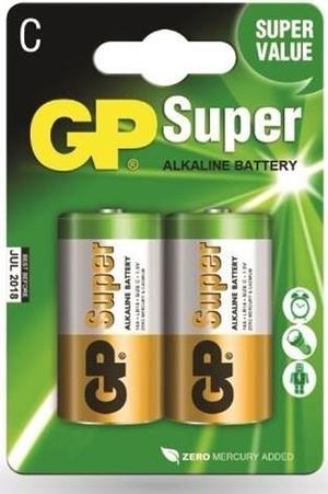 Pila Bateria Alcalina Gp Super Tipo C