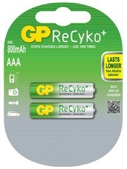 Pilas Gp Recyko Recargables X2 Aaa 850mah 