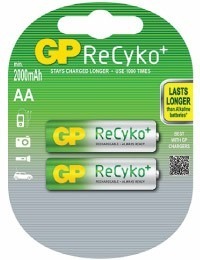 Pilas Recargables Gp Recykro Aa Camara Digital 