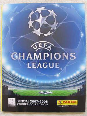 Album Uefa Champions League 2007-2008 Panini Lleno