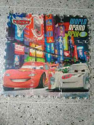 Alfombra Piso Foami Para Bebes Cars Disney