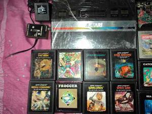 Atari 2 Consolas Con Todo Juegos Funcional