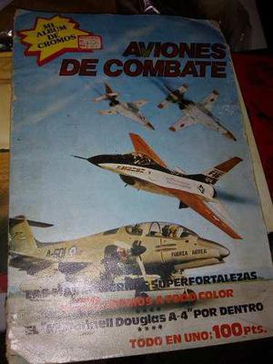 Aviones De Combate. Album De Cromos De 1979 (lleno). Retro