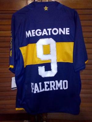 Boca Juniors, Camiseta Oficial, Tela Jugador. Palermo 9