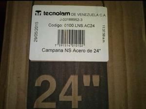 Campana De Cocina Marca Tecnolam De 24 Pulgadas De Acero