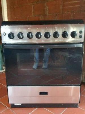 Cocina Magic Queen De 6 Hornillas De Acero Inoxidable
