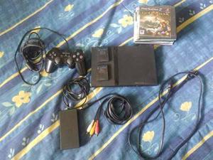 Playstation 2 Slim, Chipiado, Usado, Buen Estado