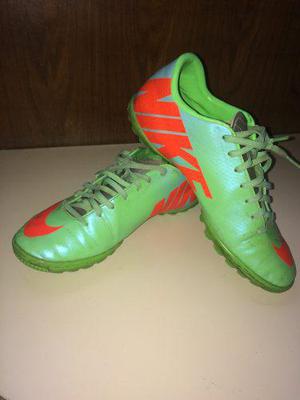 Tacos Futbol Campo Nike Mercurial Talla 37