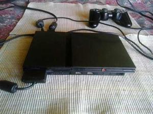 Vendo Playstation 2 Usado, Con Memoria Y 2 Controles.