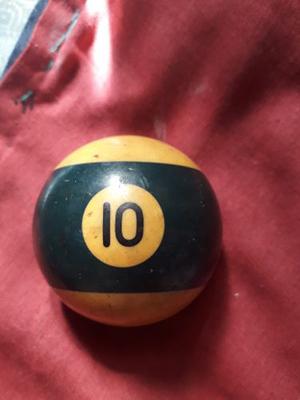 Bola 10 De Pool O Billar