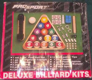 Bolas De Billar O Pool Kits Billiard Deluxe