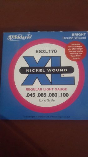 Cuerdas Para Bajo Electrico D Addario Esxl  Nuevas