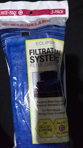 Filtro Eclipse Marineland Rite Size G 3 Pack