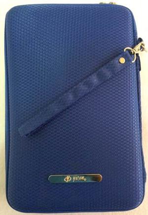 Forro Estuche Raqueta Pin Pon Premium Rectangular Azul Co12
