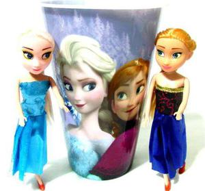 Juego De 2 Muñecas Frozen 16 Cm Con Vaso Frozen Somos