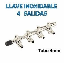 Llave De 4 Salidas Para Acuario