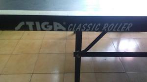 Mesa De Ping Pong Stiga Roller Classic + Malla Tipo Click