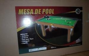 Mesa De Pool Semi Profesional Súper Regalo