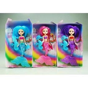 Muñeca Sirena Barbie Niñas Mermaid Con Luz