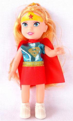 Muñeca Super Girl 15 Cm Dc Hero Regalo Somos Tienda
