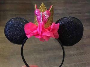 Orejas De Minnie Cintillo Niñas Disney Corona