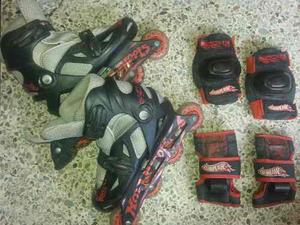 Patines De Niño Hot Whells