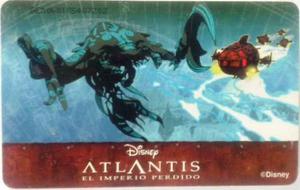 Tarjeta Telefónica 2001 Atlantis El Imperio Perdido (6 De