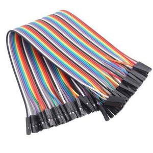 40 Pin Arco Iris Dupont Cable Hembra Acoplamiento Para