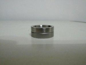 Anillo De Acero Inoxidable Talla 7 (1.7cm De Diametro, Leer)