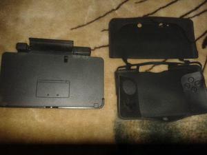 Base Para Cargador Nintendi 3ds Y Forro De Silicona