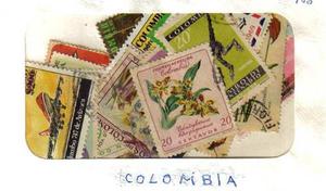 Colombia - Estampillas - 29 Diferentes - Paquetería