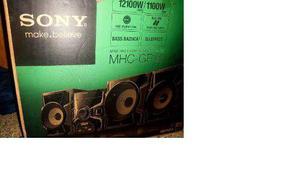 Equipo De Sonido Sony Mhc-gpx5 Nuevo De Paquete