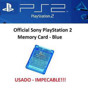 Memory Card 8 Mb Sony Playstation 2 Memory Card