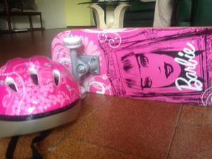 Patineta Tipo Tabla 4 Ruedas Barbie