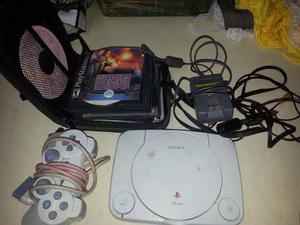 Playstation 1 Original + Chip + 1 Control + Juegos