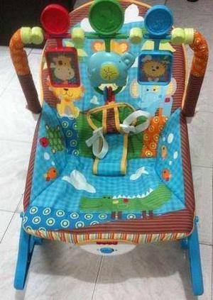 Silla Mecedora Fisher Price Con Juegos Sonidos Vibración