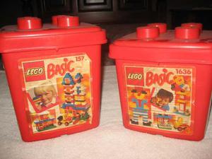 Cajas Lego Basic Con Piezas Variadas Vintage