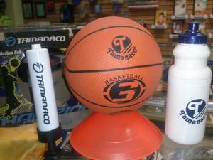 Combo De Basket. Incluye Balon, Inflador Y Cooler. Balon