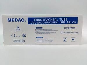 Tubo Endotraqueal 7.5 Sin Balon