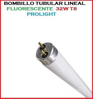 Bombillo Tubular Fluorescente Lineal Prolight De 32w 120cm