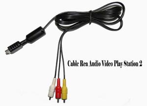 Cable Rca Audio Video Play Station 2 Original Sony