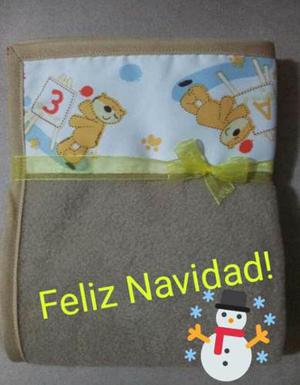 Cobija Manta Regalo Para Bebe Niño Varón 70 X 75 Tela