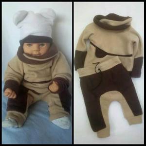 Conjunto Para Bebe En Tela Polar